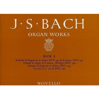 J.S. Bach Organ Works Book 8 noty na varhany – Hledejceny.cz