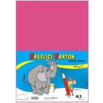 Karton kreslicí A3 180 g růžový 50 ks – Zboží Dáma