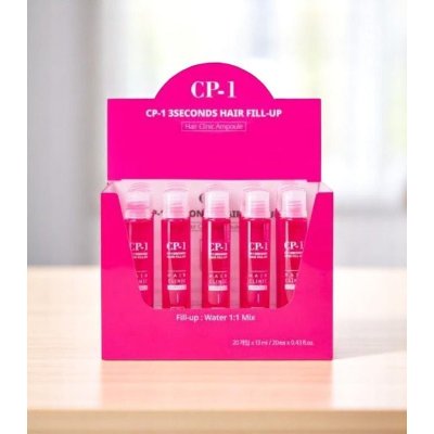 Esthetic House CP-1 - 3 seconds Hair Fill-up Ampoule Maska fillér pro obnovu vlasů 20 x 13 ml – Sleviste.cz