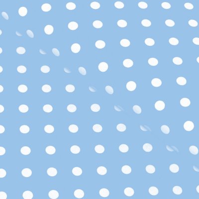 Bavlněná látka/plátno Sandra SA-677 Bílé puntíky na světle modrém - šířka 140 cm – Sleviste.cz