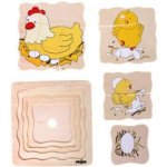 Woody Puzzle na desce Vývoj slepice – Sleviste.cz