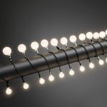 Konstsmide Kulový světelný řetěz LED teplá bílá 80-flg. 3680-107 – Hledejceny.cz