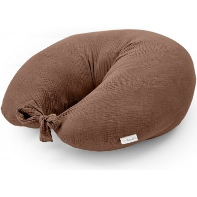 ALBERO MIO Kojící polštář Cotton Color Hnědá – Zboží Mobilmania