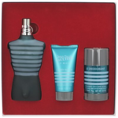 Jean Paul Gaultier Le Male EDT 125 ml + balzám po holení 50 ml + deostick 75 g Man dárková sada – Zbozi.Blesk.cz