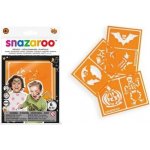 SNAZAROO Šablony na obličejové barvy oranžové Halloween – Zboží Mobilmania