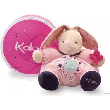 KALOO 969857 plyšový zajíček s chrastítkem Petite Rose-Chubby Rabbit Birdie