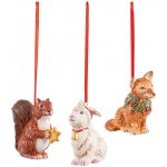 VILLEROY & BOCH Set vánočních ozdob NOSTALGIC ORNAMENTS Dárky 3 ks – Zboží Dáma