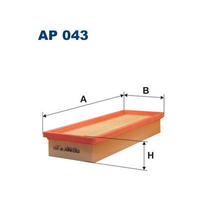 Vzduchový filtr FILTRON AP 043 – Hledejceny.cz