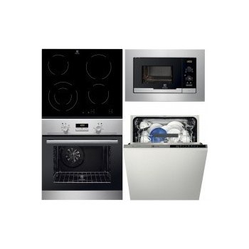 Set Electrolux EZB3400AOX + EHF6241FOK + EMS20107OX + ESL5335LO