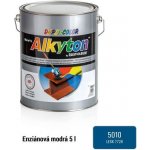 Alkyton hladký lesklý RAL 5010 5L enziánová modrá – Zbozi.Blesk.cz