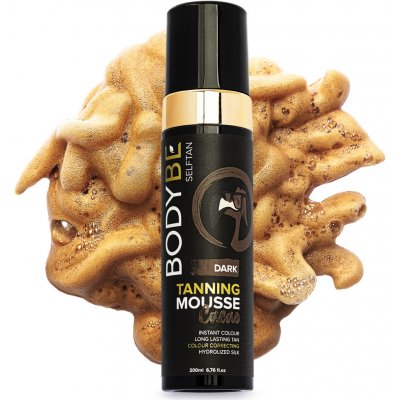 Bodybe Samoopalující tónovací pěna korigující barvu Dark Cacao 200 ml – Hledejceny.cz