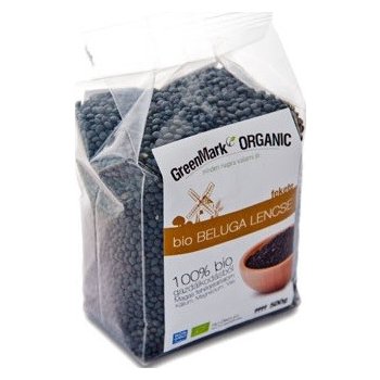 GreenMark Organic Bio Čočka černá Beluga 0,5 kg