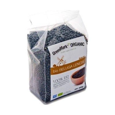GreenMark Organic Bio Čočka černá Beluga 0,5 kg