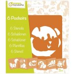 Avenue Mandarine Plastové šablony sada 15x15cm moře 6ks – Hledejceny.cz
