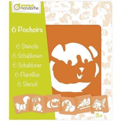 Avenue Mandarine Plastové šablony sada 15x15cm moře 6ks – Hledejceny.cz