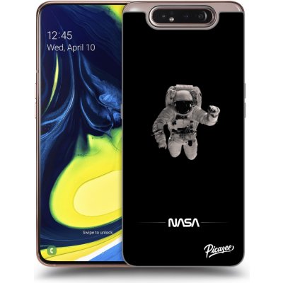 Pouzdro Picasee silikonové Samsung Galaxy A80 A805F - Astronaut Minimal čiré – Zboží Mobilmania