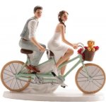 Svatební figurka na dort 16x18cm cyklisté Dekora – Zboží Mobilmania