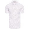 Pánská Košile Dstreet pánská košile s krátkým rukávem bílá KX1025