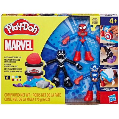 Play-Doh Marvel Hero Sada akčních figurek G0333 – Hledejceny.cz