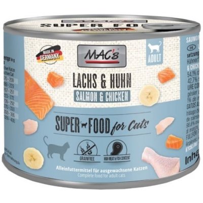 Mac's Cat masová losos & kuřecí 200 g – Zbozi.Blesk.cz