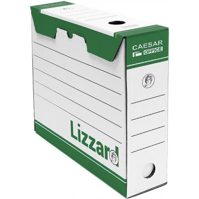 CAESAR Lizzard archivační krabice A4 85 mm zelená
