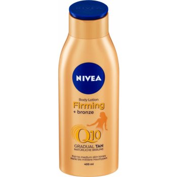 Nivea Q10 Plus Firming + Bronze tělové mléko 400 ml