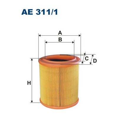 Vzduchový filtr FILTRON AE 311/1 – Hledejceny.cz