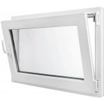 Bravo Plastové okno UNI OS1 90X60 P, bílé – Sleviste.cz