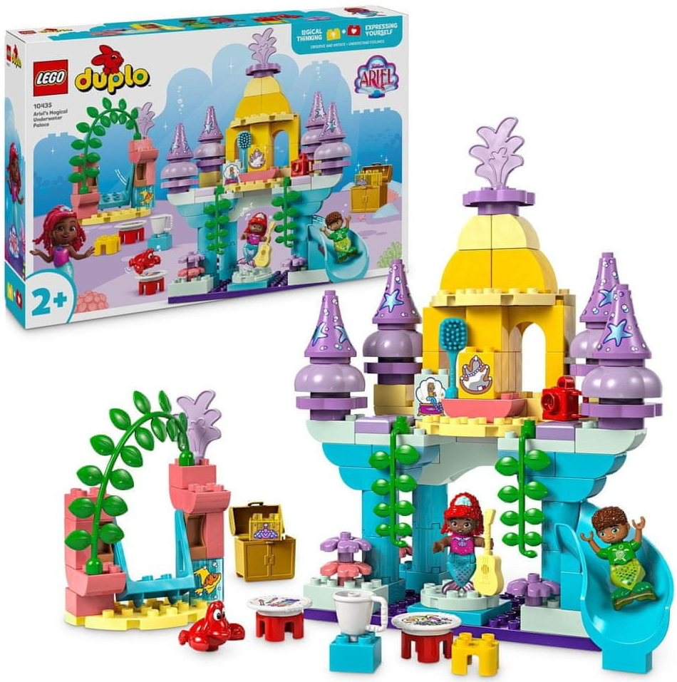 LEGO® DUPLO Disney 10435 Arielin kouzelný podmořský palác