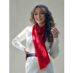 Hedvábná šála červená – Sleviste.cz