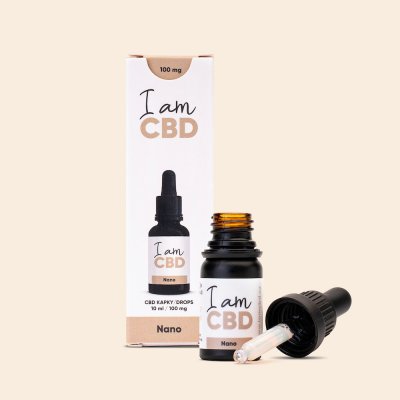 I am CBD Nano CBD kapky 10 ml – Hledejceny.cz