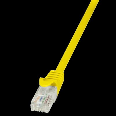 Logilink CP1017U patch CAT 5e UTP, 0,25m, žlutý