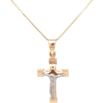 Beny Jewellery Zlatý Kříž s Ježíšem Kristem 7151379