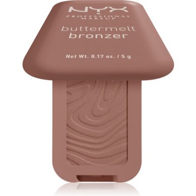 NYX Professional Makeup Buttermelt Bronzer vysoce pigmentovaný a dlouhotrvající bronzer 02 All Buttad Up 5 g – Zboží Dáma