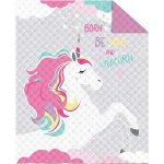 Detexpol přehoz na postel Jednorožec grey 170 x 210 cm – Zboží Dáma