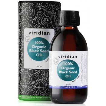 Viridian Black Seed Oil Organic 200 ml