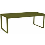 Fermob Bellevie 196 x 90 cm - odstín pesto kovový stůl Zelený – Hledejceny.cz