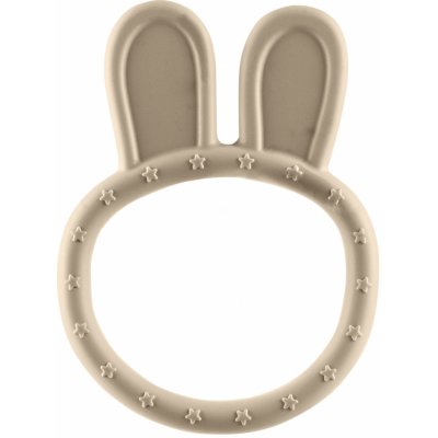 Zopa silikon kousátko Rabbit Sand Beige – Zboží Dáma