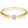 Prsteny Savicki Zásnubní prsten žluté zlato diamant SAVPB0095 Z