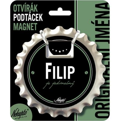 Nekupto Otvírák na pivo, podtácek - Filip V.I.P. NKQ – Hledejceny.cz
