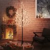 Vánoční stromek vidaXL LED strom s třešňovými květy teplá bílá 200 LED diod 180 cm