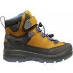 Keen REDWOOD MID WP JR harvest gold vintage indigo – Sleviste.cz
