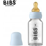 Bibs Baby Bottle Skleněná lahev Baby Blue 110 ml – Zboží Dáma