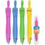 JUNIOR kružítko školní SC01001C barevné pevné Modrá – Zboží Dáma