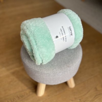 Tulimese Beránková deka mentolová – Sleviste.cz