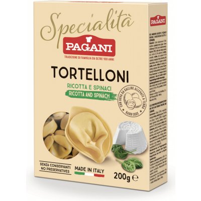 Pagani Industrie Alimentari Tortelloni ricotta a špenát 200 g – Zboží Dáma