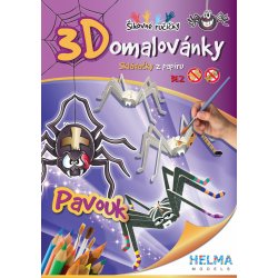 3D omalovánky Pavouk A4 138471