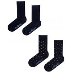 Avantgard Set ponožky 2 páry 778-05010 Modrá a Modrá s puntíkem – Zboží Mobilmania