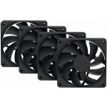 HYTE FA12 Pitch Black 4 ks FAN-HYTE-FA12-BB-4 – Hledejceny.cz
