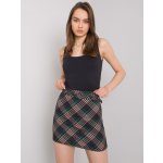 Károvaná mini sukně dhj-sd-3213.11p dark green – Zboží Dáma